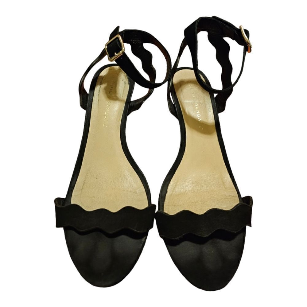 LOEFFLER RANDALL Black Nubuck Heels - Size 8 - Picture 2 of 8